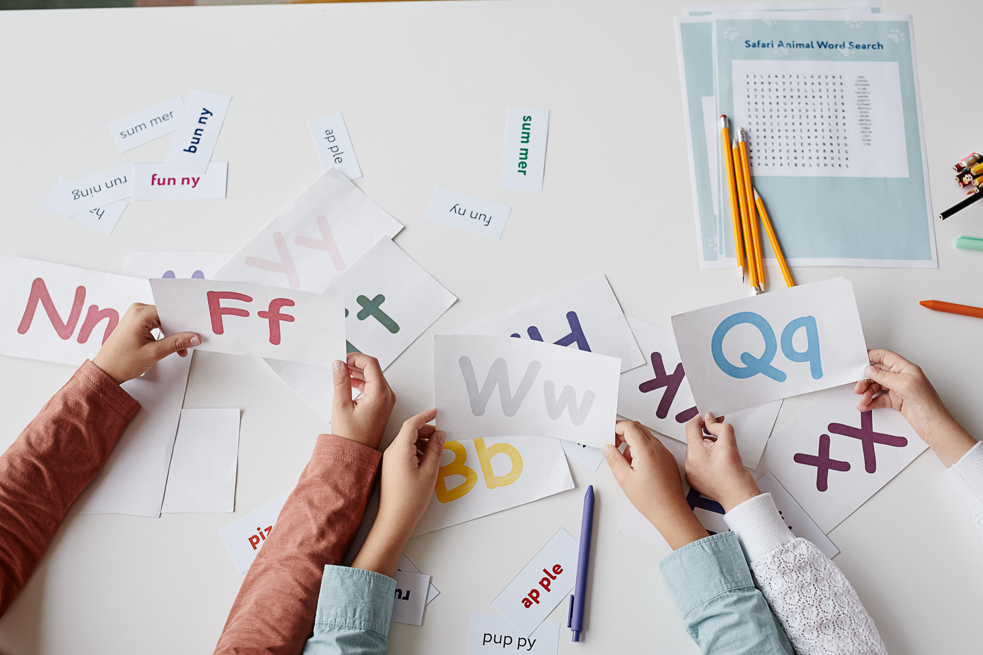 Children learning English